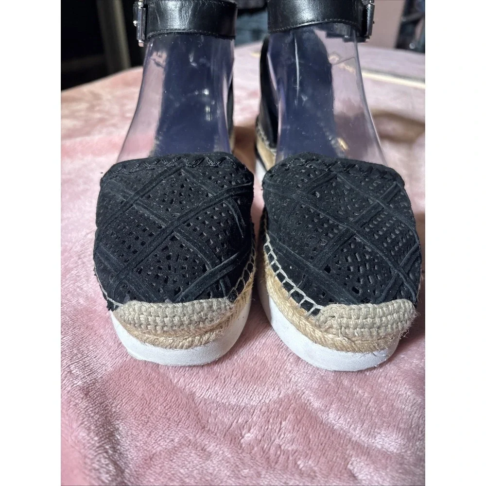 Vince Camuto Binettie Platform Espadrille-Size:7.5 in black casual preppy
